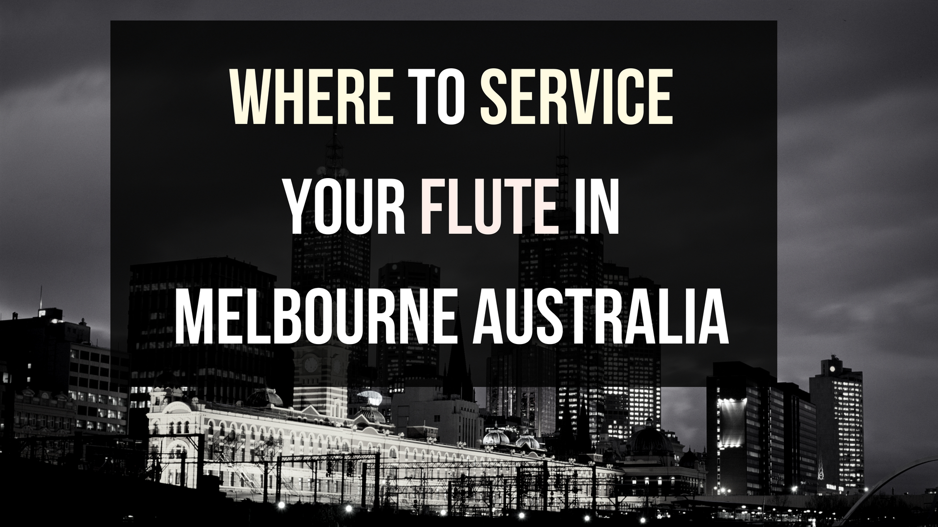 Where to Service Your Flute in Melbourne Australia