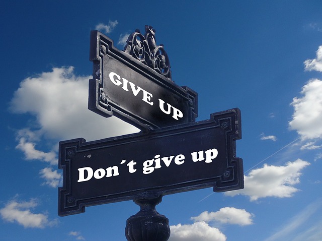 Don't Give Up vs Give Up