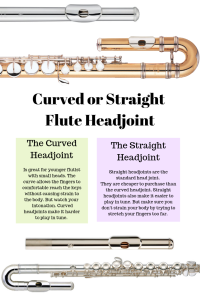 Curved or Straight Flute Headjoint